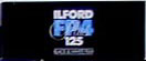 Schwarzweißfilme Ilford FP4